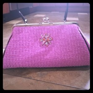 Beautiful pink hand purse
